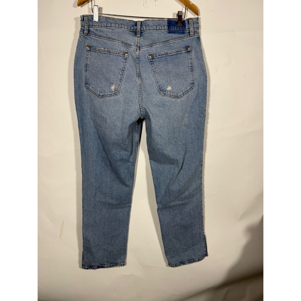 Abercrombie & Fitch The 90s Straight Ultra High Rise Jeans Light Wash 32 14s - Picture 1 of 8